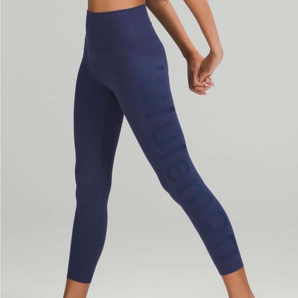 Lululemon Align High-Rise Pant 25" *Graphic in Night Sea